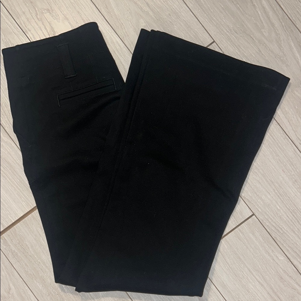 Anthropologie Maeve Black Pants with Flared Leg